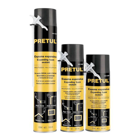 ESPUMA EXPANSIVA 300 ML PRETUL