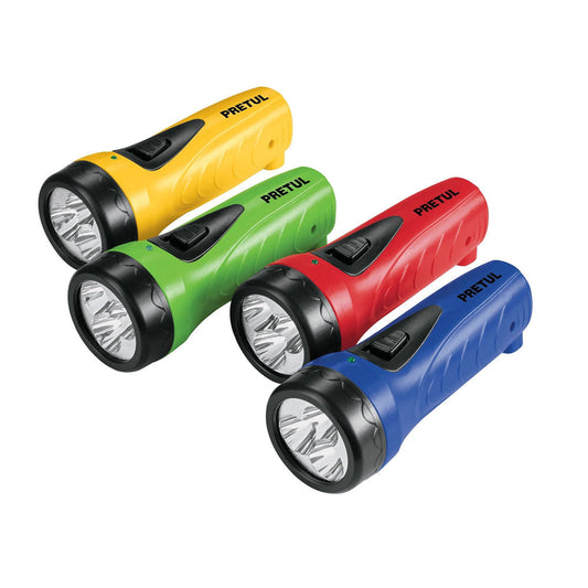 LINTERNA RECARGABLE DE 3 LED, PRETUL A GRANEL