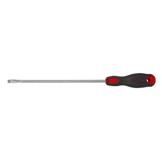 DESARMADOR PLANO 5/16' X 10' MANGO COMFORT GRIP, PRETUL