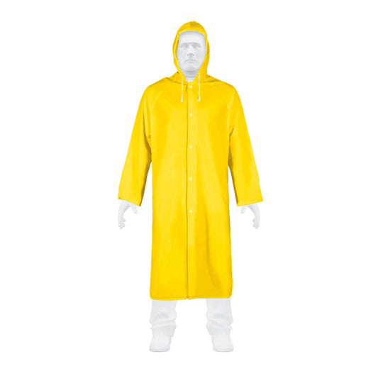 GABARDINA IMPERMEABLE LIGERA DE PVC, TALLA CH, PRETUL