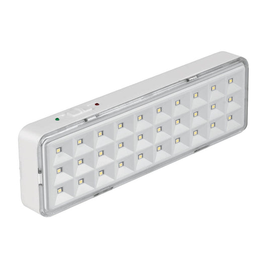 LAMPARA DEV EMEERGENCIA RECARGABLE 220 LM .30 LED