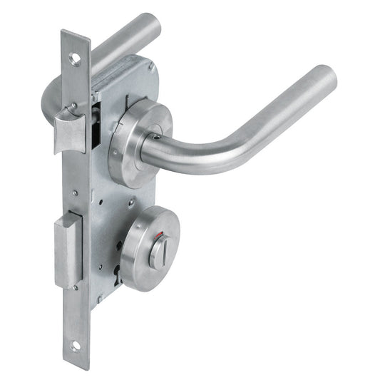 CERRADURA DE EMBUTIR ACERO INOX BAÑO CEMA-41B