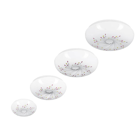 LUMINARIO LED TIPO PLAFON DECORATIVO 18 W LUZ DIA