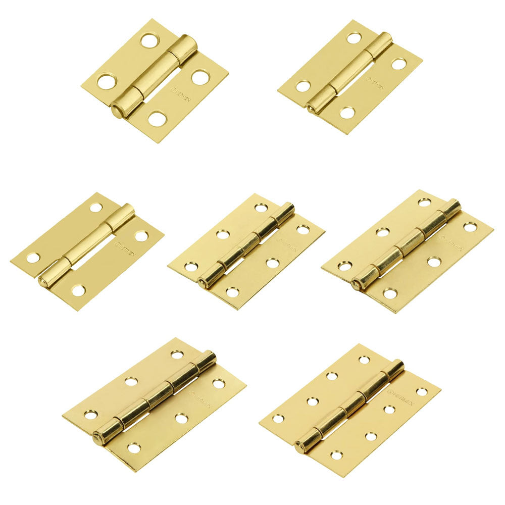 BISAGRA RECTANGULAR 3" ACERO LATON