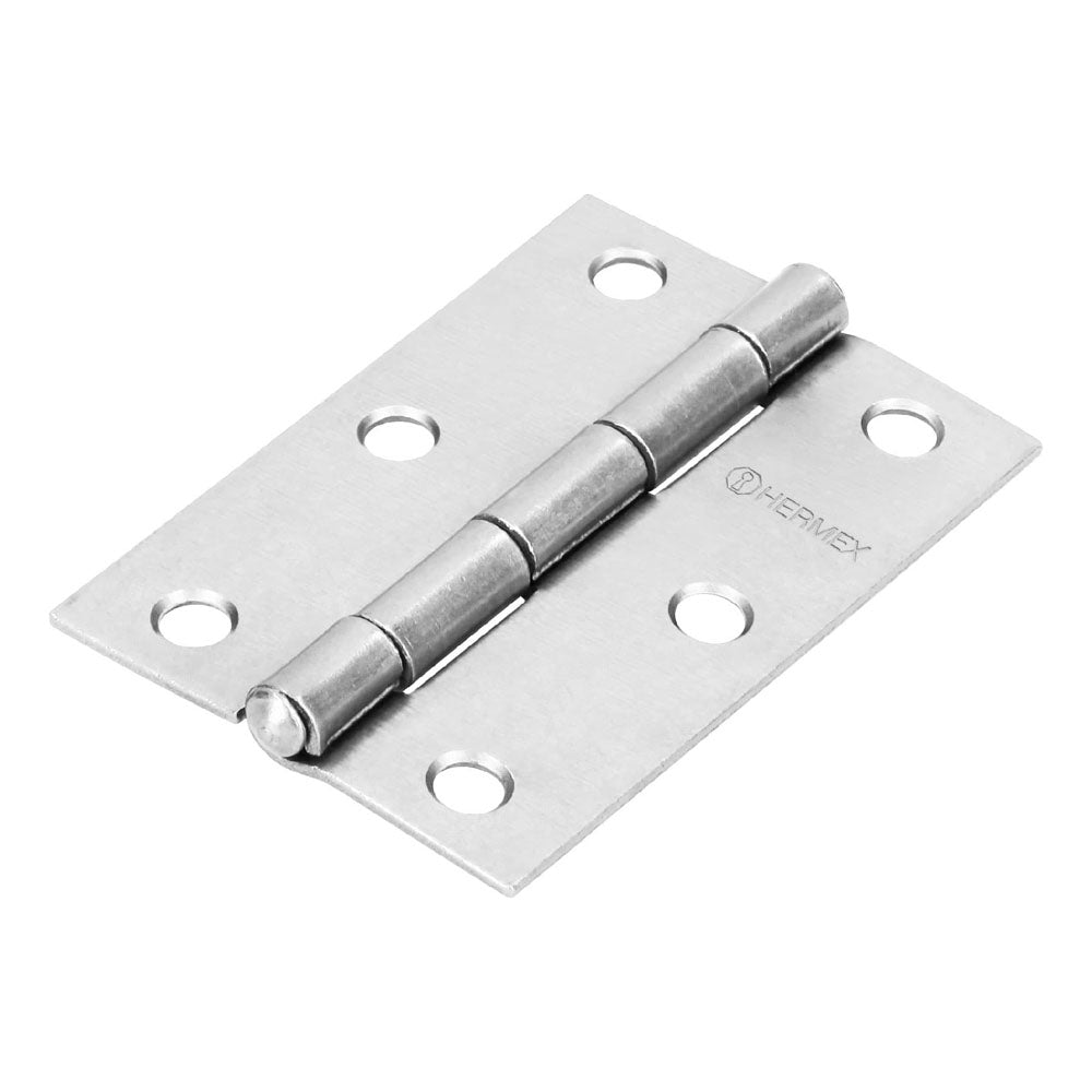 BISAGRA RECTANGULAR 1-1/2', ACERO INOXIDABLE