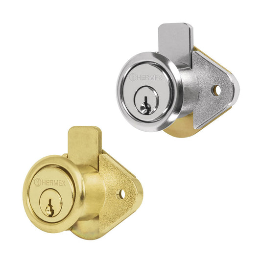 CERRADURA P/ MUEBLE MOD 21 LATON CM-21L