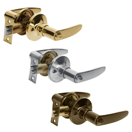 CERRADURA MANIJA CROMO MATE BAÑO CEMA-3B