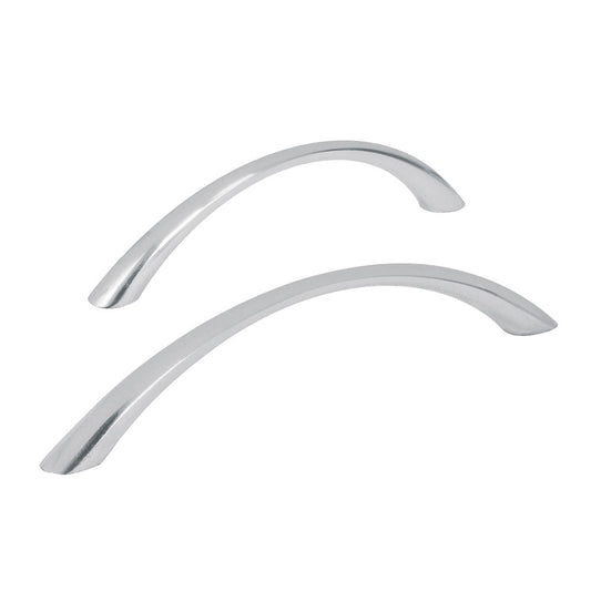 JALADERA NIQUEL SATINADO ESTILO ARCO 128 MM JAL-3I28