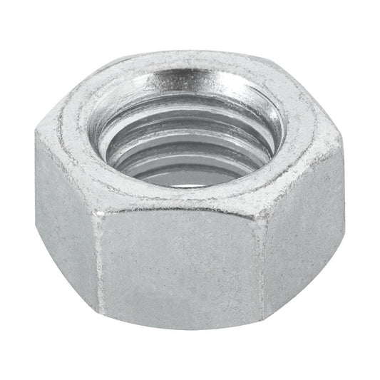 TUERCA DE ACERO GALVANIZADO HEXAGONAL DE 1/2', 50 PZAS