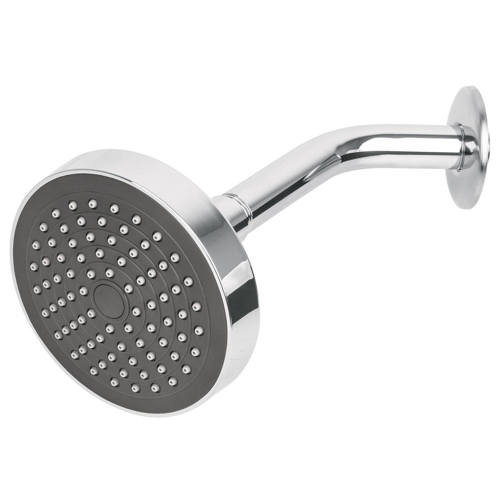 REGADERA REDONDA ABS 4-1/4 CON BRAZO BASIC R-402
