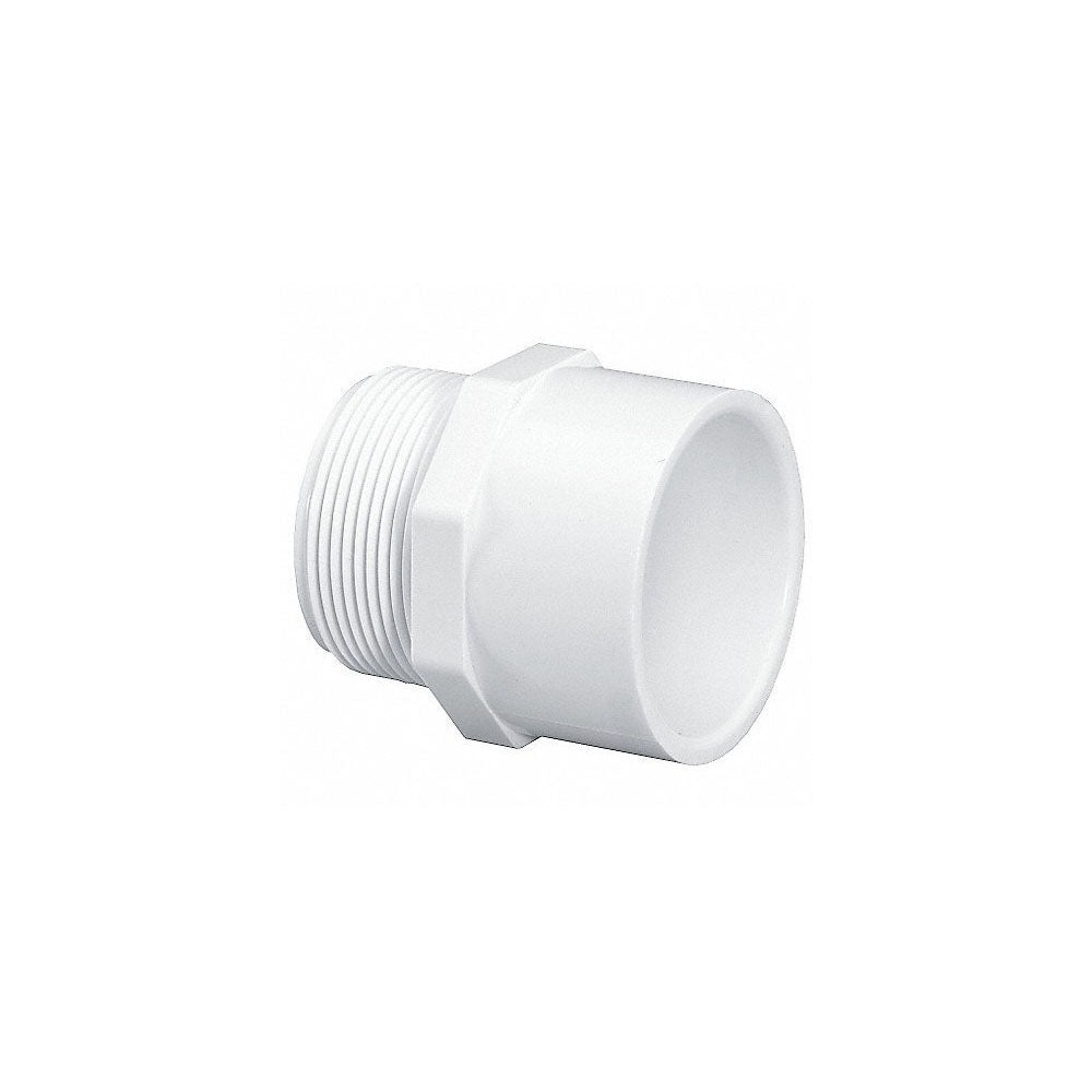 ADAPTADOR MACHO DE PVC, 19MM