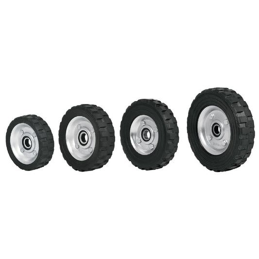 RUEDA PARA DIABLO 6" UN BALERO HULE ANTI-PONCHADURA RD-61