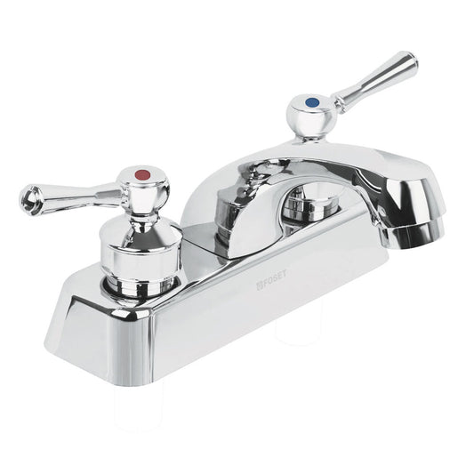 MEZCLADORA PLASTICA LAVABO CUELLO CURVO MANERALES MP-050P