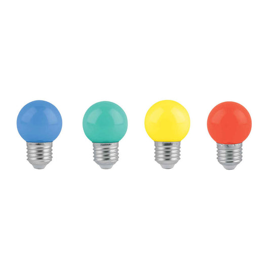 LAMPARA DE LED G45 127 C 1 W AZUL LED-1AZ