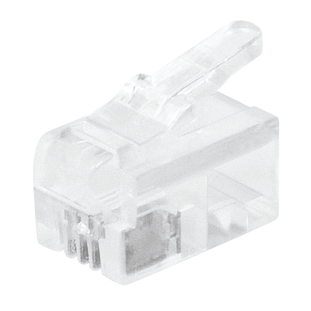 PLUG TELEFONICO 4 HILOS AURICULAR RJ-09 PLU4-09