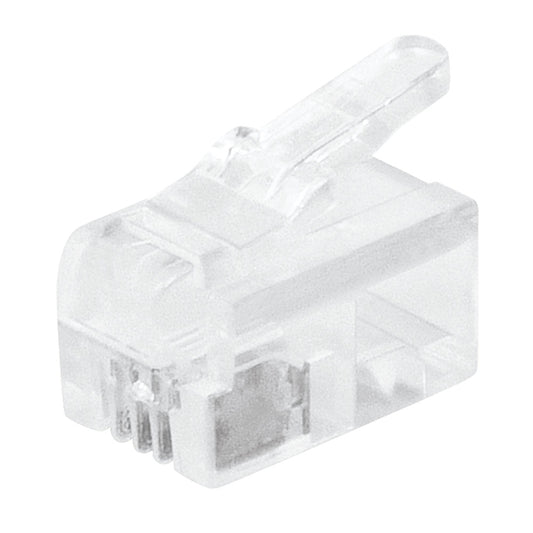 PLUG TELEFÓNICO, 4 HILOS,AURICULAR, RJ-11