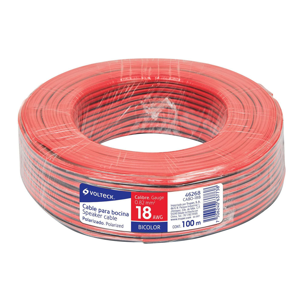 CABLE PARA BOCINA 22 AWG BICOL