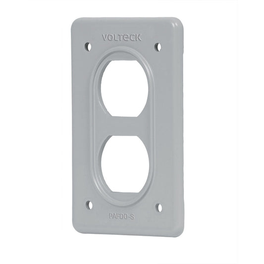 PLACA DE ACERO, FS, DOBLE, DE SOBREPONER, VOLTECH