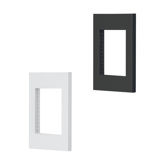 PLACA 1 VENTANA 3 MODULOS LINEA ESPAÑOLA BLANCO