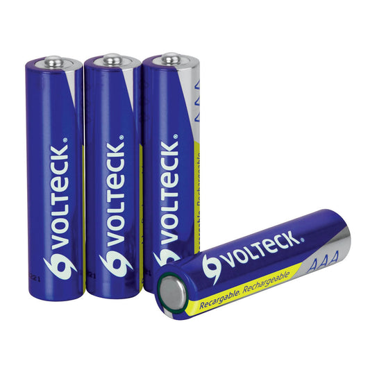 PILAS RECARGABLES AAA, 4 PIEZAS, VOLTECH