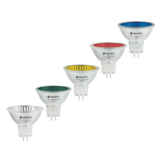 FOCO DE HALOGENO TIPO JR 50W COLOR VERDE JR-50V