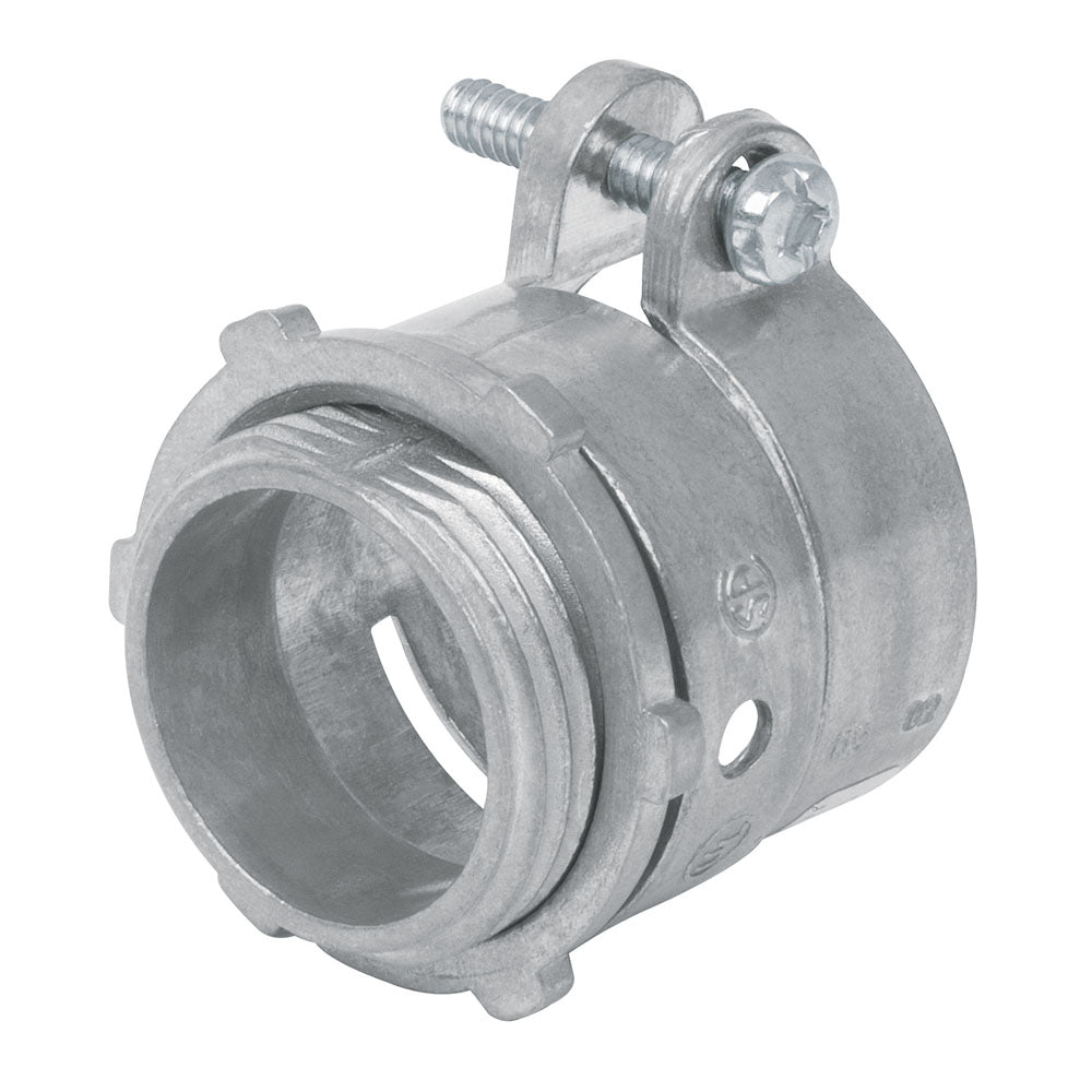 CONECTOR RECTO 3/4' PARA TUBO FLEXIBLE METÁLICO, VOLTECK