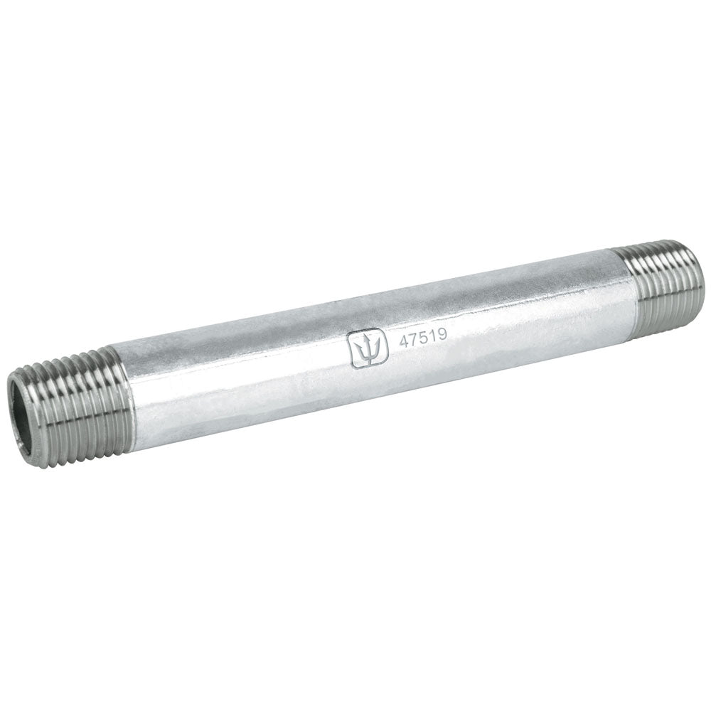NIPLE GALVANIZADO, 13 MM X 30 CM, 1/2 X 12'
