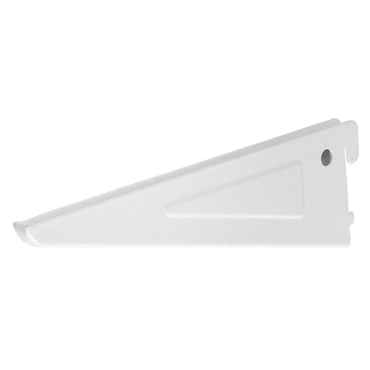MÉNSULA PLANA BLANCA PARA CREMALLERA DOBLE, 37CM, FIERO