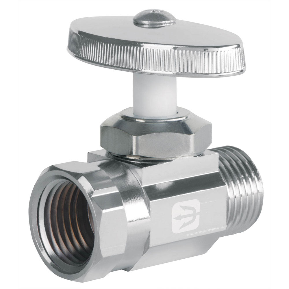 LLAVE DE CONTROL RECTA CIERRE DE COMPRESION 1/2 X 1/2