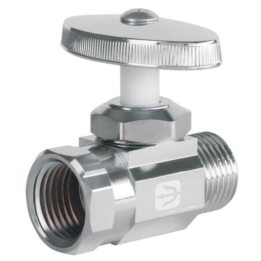 LLAVE DE CONTROL RECTA CIERRE DE COMPRESION 1/2 X 1/2