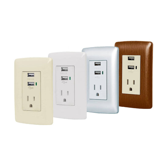 CONTACTO DOBLE CON PUERTOS USB COUSB-I