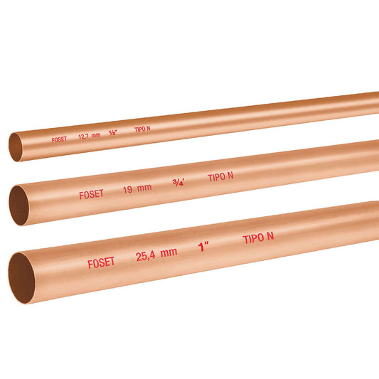 TUBO DE COBRE TIPO N 3/4 METROS