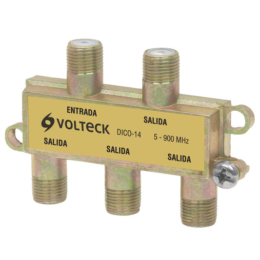 DIVISOR COAXIAL DE 1 ENT Y 4 SAL