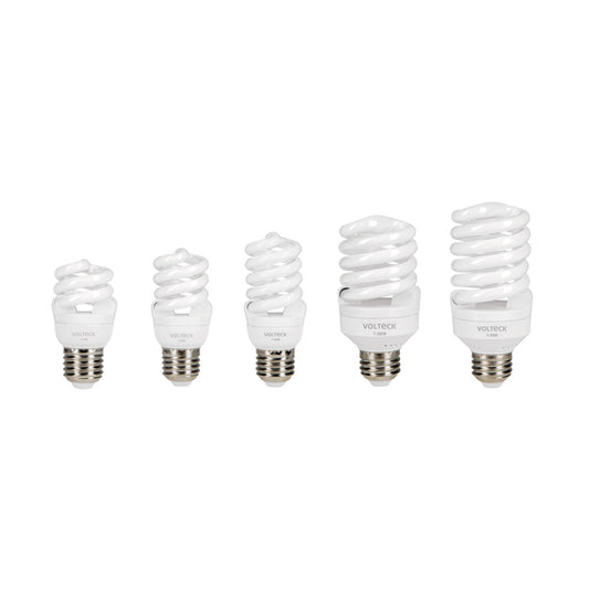 FOCO 9 W, ESPIRAL MINI, T2, VOLTECH