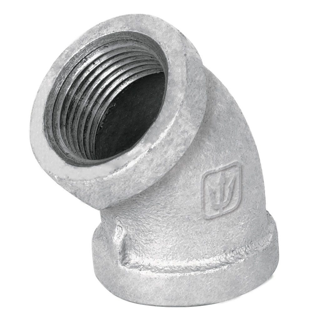 CODO 45" ACERO GALVANIZADO 2"