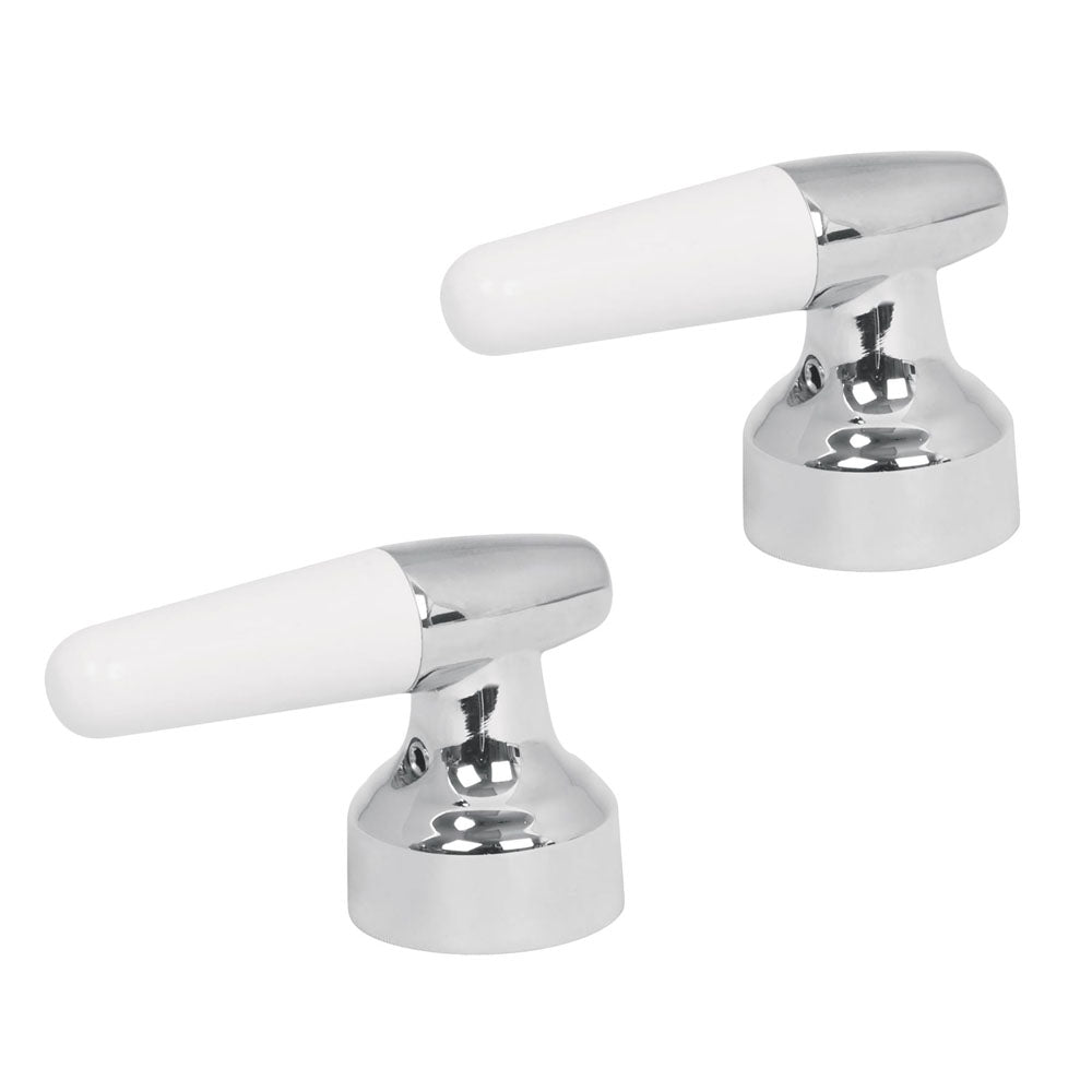 JUEGO DE 2 MANERALES PARA LAVABO Y FREGADERO TIPO CONO