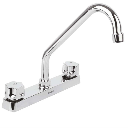 MEZCLADORA PLASTICO FREGADERO CUELLO FP-318