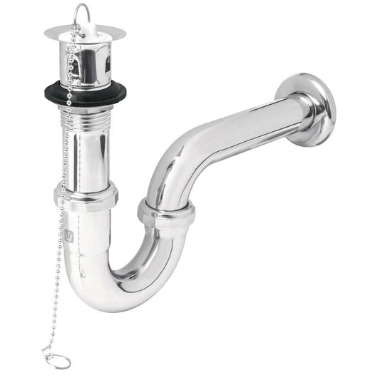 CESPOL LATÓN CROMADO LAVABO C/TAPÓN HULE