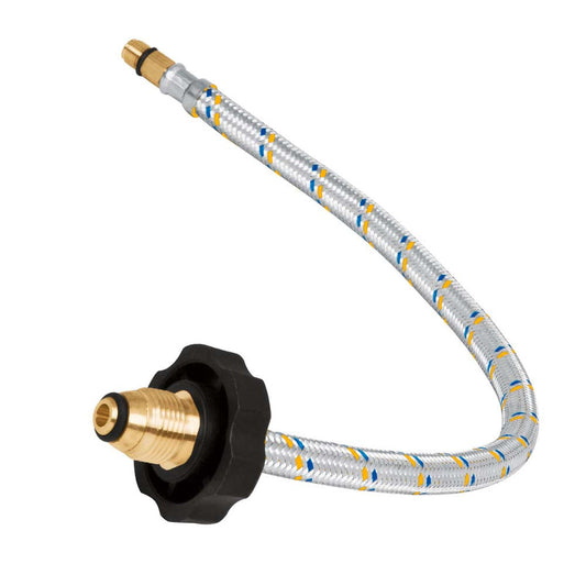 MANGUERA FLEXIBLE PIGTAIL TRENZADO DE ALUMINIO 55CM FPIG-55