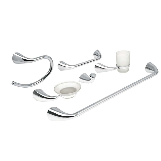 JUEGO DE ACCESORIOS PARA BAÑO, 6 PIEZAS, AERO