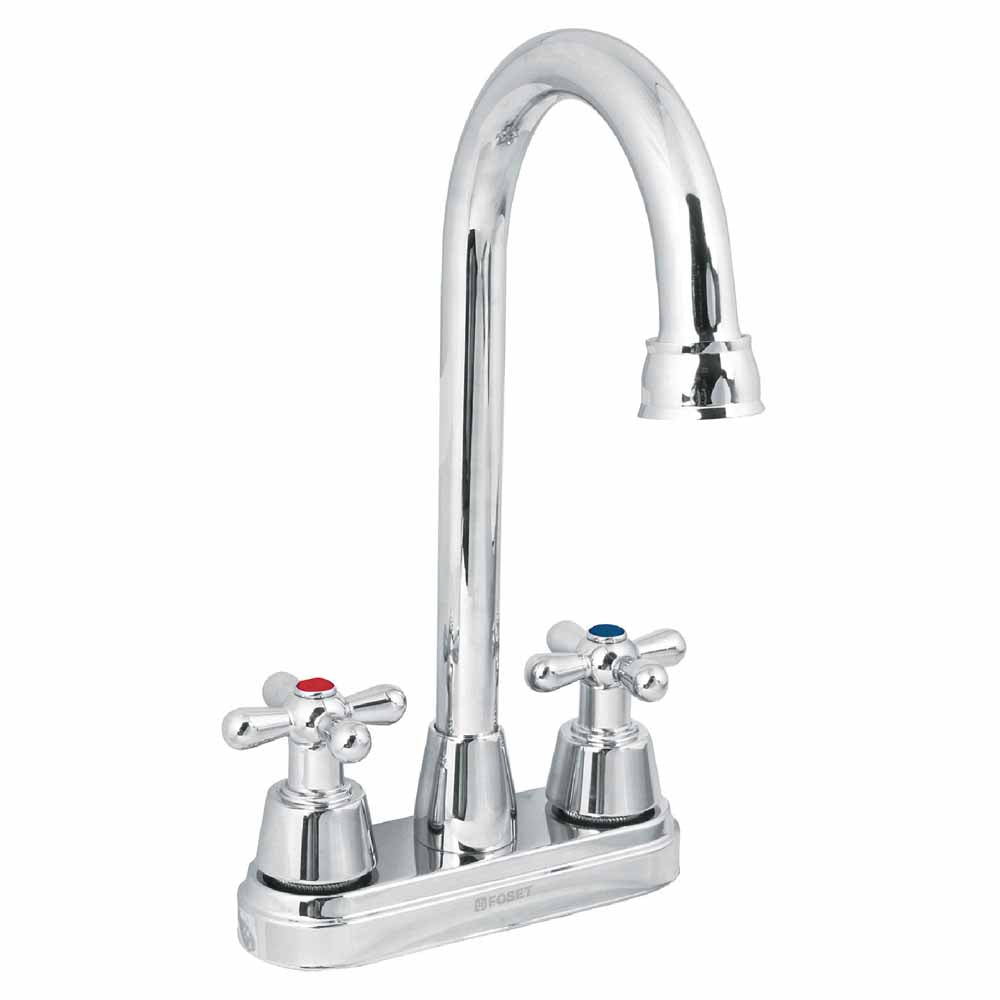 MEZCLADORA 4" P/LAVABO TPO BAR MNLS CRUCETA AQUA AQM-61