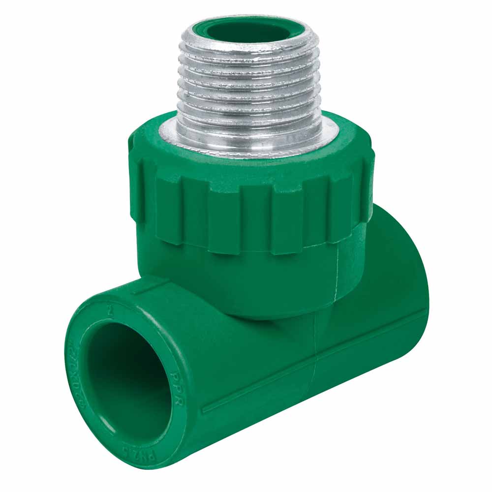 TEE DE PPR, 1/2', 20MM, MACHO