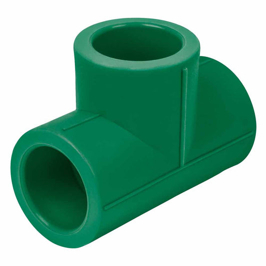 TEE DE PPR REDUCIDA, 3/4'X1/2'X1/2', 25X20X20MM