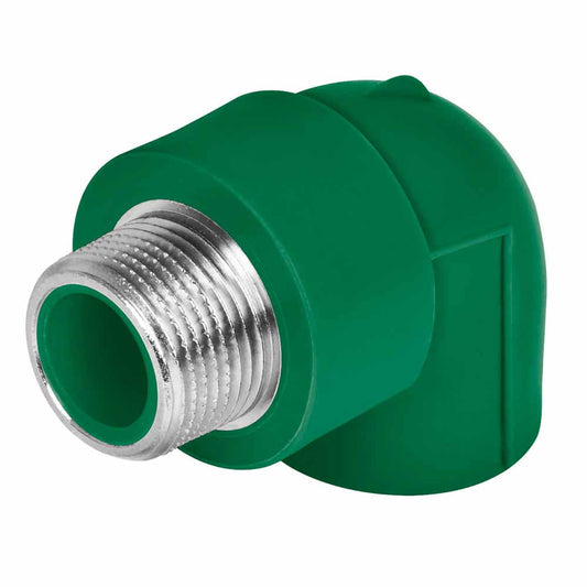 CODO 90° DE PPR, 1/2', 20MM, MACHO
