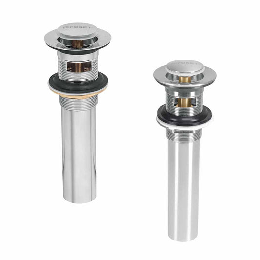 CONTRA PARA LAVABO CON TAPON PUSH OFF