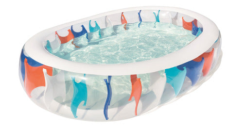ALBERCA INFLABLE OVALADA 2.29 X 1.52  51 CM