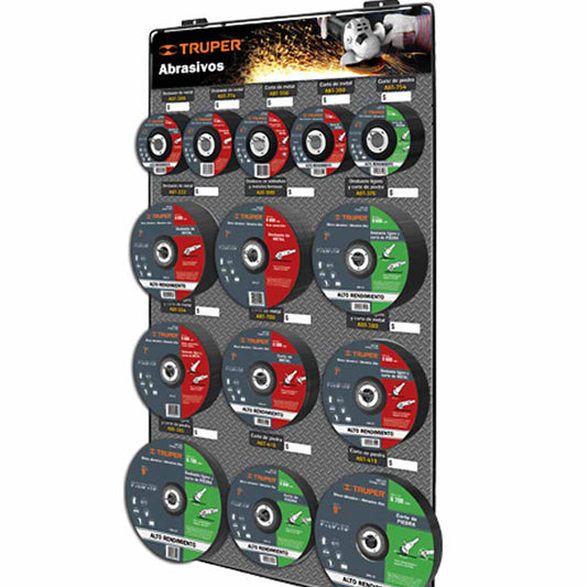 RACK DE DISCOS ABRASIVOS SIN PRODUCTO R-DISA-C2
