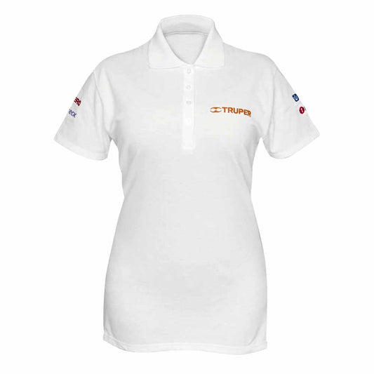 PLAYERA POLO BLANCA DAMA TALLA CH POL-BD-C