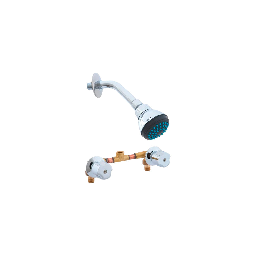 SET DE REGADERA CROMO URREA KD001