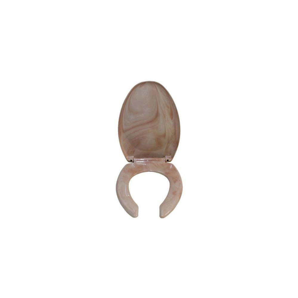 ASIENTO ALARGADO MARMOL CAFE AA-25